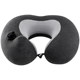 Portable press-inflatable u-shaped pillow to relieve stress