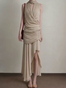 新山 studios 法式套装裙小众设计感2026年夏季新款温柔风两件套
