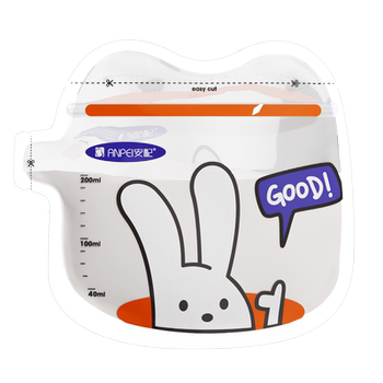 Equipped with milk storage bag and temperature sensing breast milk bag