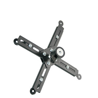 Projector bracket adapter plate suitable for three-hole projector