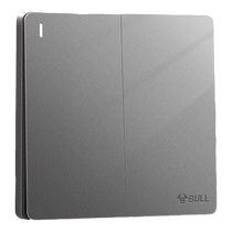 Bull switch socket panel two open double control double open double control household type 86 concealed double exposed button