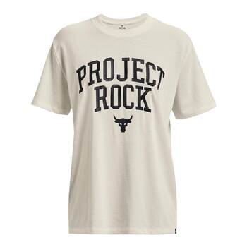 Under Armour official UA spring and summer Project Rock Johnson women's training sports T-shirt 1377449