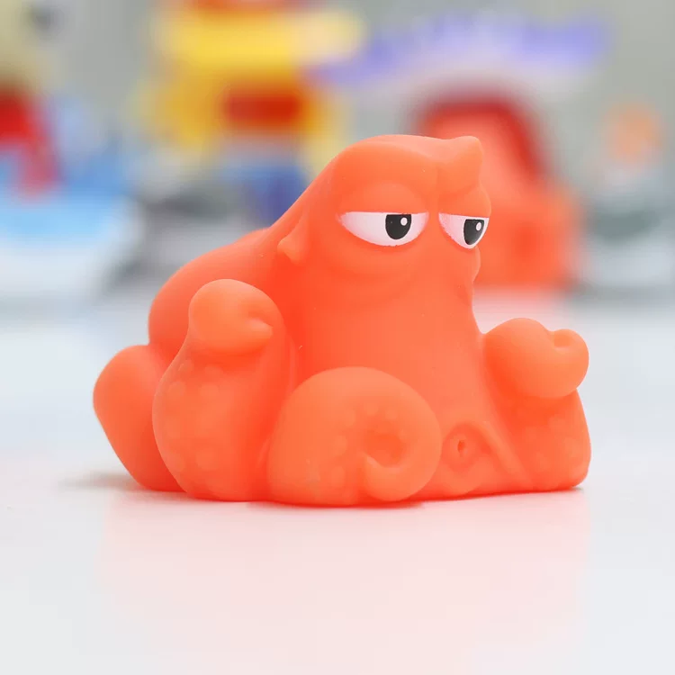 Toy for boys and girls play in water, marine doll