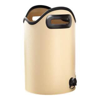 Foldable thickened bath bucket with handle