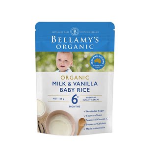 澳洲贝拉米米粉1段高铁米糊婴幼儿婴儿宝宝营养辅食4-36个月临期