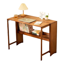 Senzong folding desk student home table bedroom simple small apartment writing study table solid wood computer table