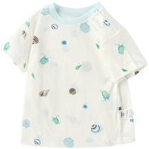 (Same style in the mall) Balabala girls skirt new summer dress big children white dress spliced ​​childrens clothing