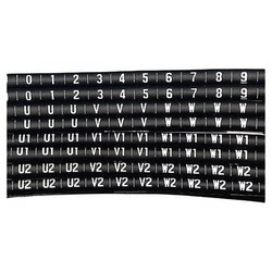 맞춤형 인쇄 열 수축 번호 튜브 내 직경 1-60mm