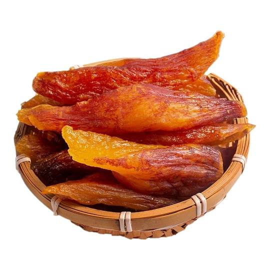 Little Bear Explores Honey Dried Sweet Potatoes with Skin Soft, Glutinous and Sweet