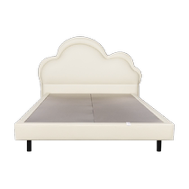 Serta Teenage Childrens Bed Frame Xingduo Yunrou Leather Solid Wood Bed Boys Girls Childrens Single Bed
