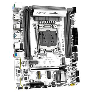 Jingyue 2011 pin X99 white desktop computer motherboard