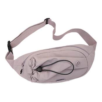 Lightweight waterproof nylon cloth mobile phone water cup integrated outdoor chest bag trendy and versatile sports travel crossbody bag waist bag