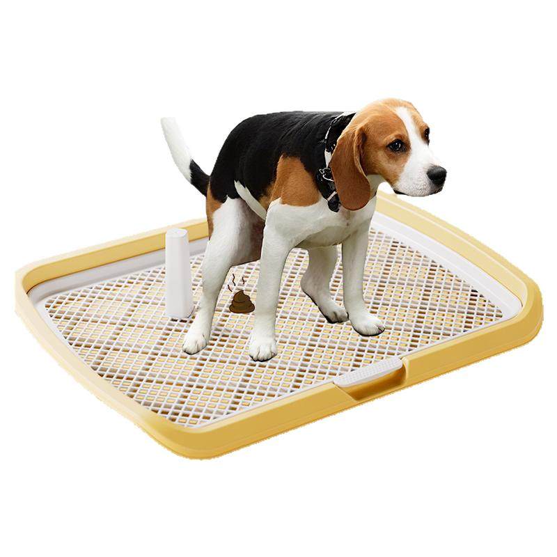 Flat dog toilet makes defecation training super hassle-free