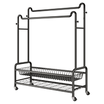 衣架落地卧室家用挂衣架可移动室内简易晾衣服架子主卧房间衣帽架
