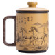 Zisha office tea cup for men with filter