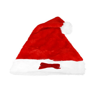 【蜜桃茶】圣诞氛围感红色蝴蝶结圣诞帽节日装扮穿搭头饰拍照道具