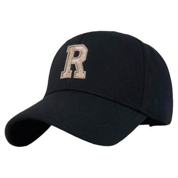 Autumn and winter letter embroidered hard top baseball cap