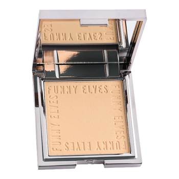 funnyelves square soft focus honey powder cake oil control loose powder makeup concealer ທົນທານຕໍ່ຜິວມັນແຫ້ງ ຜະລິດຕະພັນຂອງແທ້ຈິງ