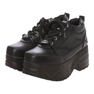 Yosuke's same style sneakers black versatile thick bottom flat bottom fashion casual trend