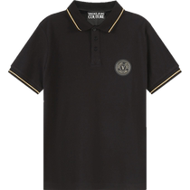 (самозанятые) VJC Van Thizhe мужская хлопчатобумажное V word badger с короткими рукавами POLO shirt 74GAGT08 CJ01T