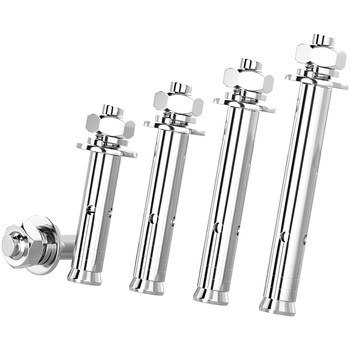 Complete collection of stainless steel expansion screws
