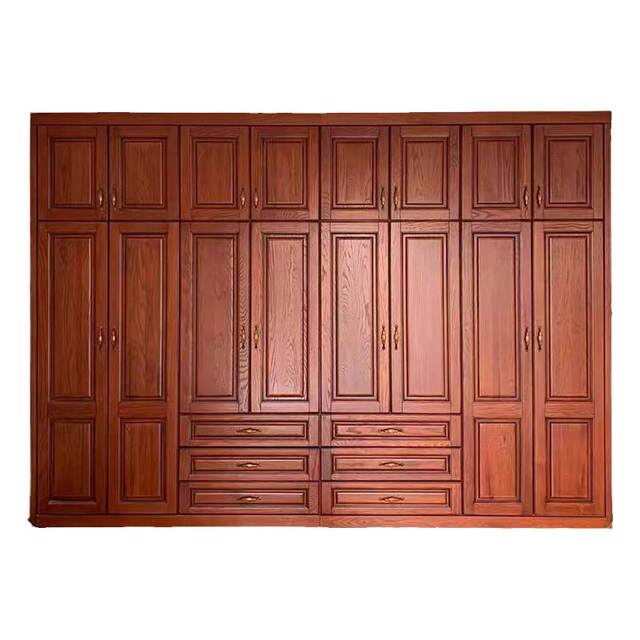 Whole house custom solid wood wardrobe and solid wood furniture customization