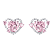 Ju Jingyis same style Fanci Fan Qi King of Glory collaboration Daji Maid Coffee style Guardian Heart earrings