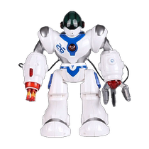 RoboCop intelligent remote control robot electric programming singing and dancing technology educational early education childrens toy male gift