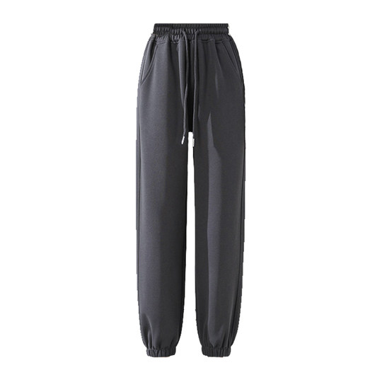 Women's high-waisted leg-fitting sweatpants all-match slimming sweatpants
