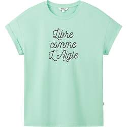 여성을위한 Aigle Spring과 Sourd Soft Short-Sleeved 티셔츠