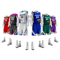 2024 Guangdong Ball King Syracuse Basketball Suits Children Elementary And Middle School Basketball Tournament Team Wear Digital Prints