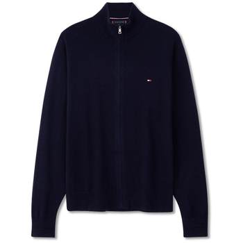 Tommy men's cotton cashmere blended clean color knitted cardigan Tommy men's cotton cashmere blended clean color knitted cardigan