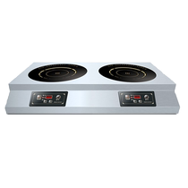 Cuisinière à induction commerciale multi-têtes quatre yeux cuisinière électrique en céramique haute puissance six têtes cocotte pot en argile épicée marmite cuisinière à induction