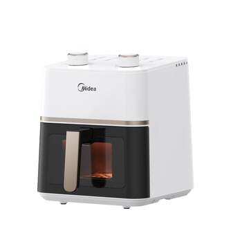 Midea double-knob visual air fryer