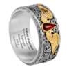 Star Forged Warhammer 40K Blood Angels Silver Emblem Ring