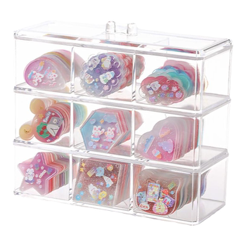 Guka storage box acrylic partition transparent multifunctional