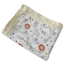 Bamboo fiber kindergarten bamboo cotton towel quilt four layers of gauze baby blanket lunch break air conditioning blanket baby thin blanket summer