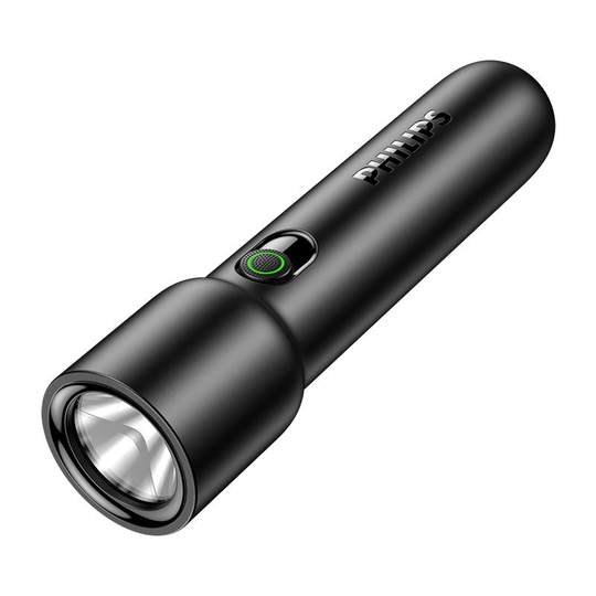飞利浦手电筒强光超亮充电超长续航家用户外应急便携多功能小手电