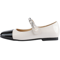 Daphne Mary Jane Shoes 2023 Spring and Autumn New Womens Shoes Small Fragrant Style Small Leather Shoes Temperament Wind Evening Shoes Single Shoes for Women