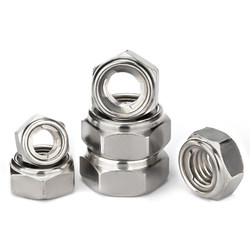 Yise 304 stainless steel lock ຫມາກແຫ້ງເປືອກແຂງ lock ຕົນເອງຕ້ານການ loosening screw cap collection M3M4M5M6M10M12M14