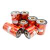 Wax-based carbon tape barcode printing synthetic sticker clothing