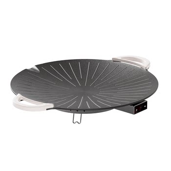 Upgraded titanium electric grill household multi-functional barbecue pot korean light smoke non-stick all-in-one electric grill barbecue plate