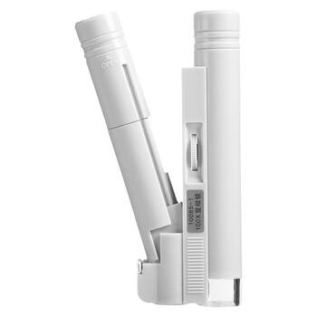 High power microscope solar fire jewelry identification