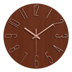Wall-Mounted Clock, Minimalist Style, Wall Clock for Living Room, Simple Modern Home Fashion Quartz Clock, Silent