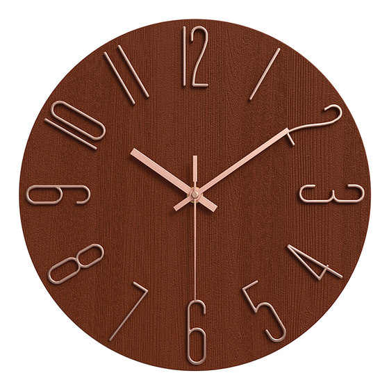 Clock hanging clock atmospheric minimalist style wall clock living room simple modern home fashion quartz clock silent