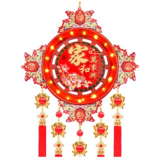 高颜值发光福字挂件新年挂饰家和万事兴客厅装饰室内布置新家高档