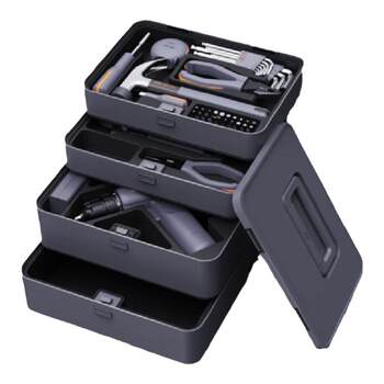 Jimmy home toolbox home set multi-functional hardware electrician repair combination complete electric drill storage complete set