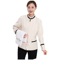 Autumn and winter cleaning aunt work clothes hotel property community hotel sales department shopping mall customized sanitation work clothes for men and women