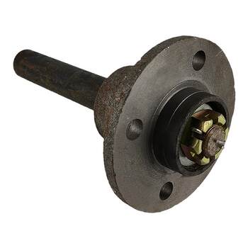 6205 axle head assembly four-hole tricycle trailer half axle axle head flange axle trolley wheel hub axle head