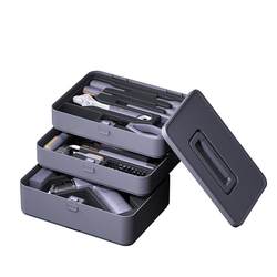 Jimmy Home Furnishing Tools Box Set Multi -Functional Hardware Electric Glip -Drill Screw Knife Set Home
